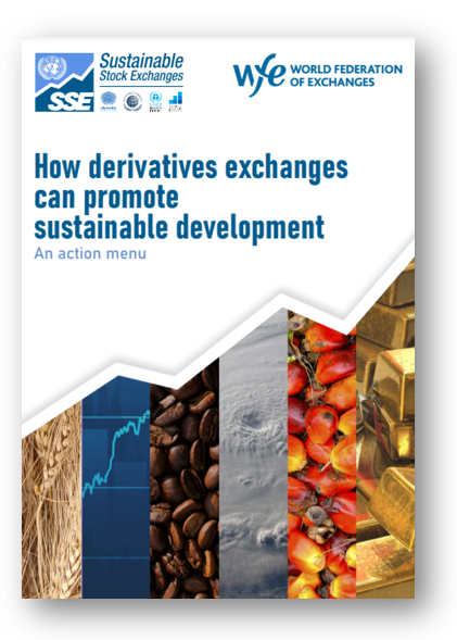 How derivative exchanges can promote sustainable development