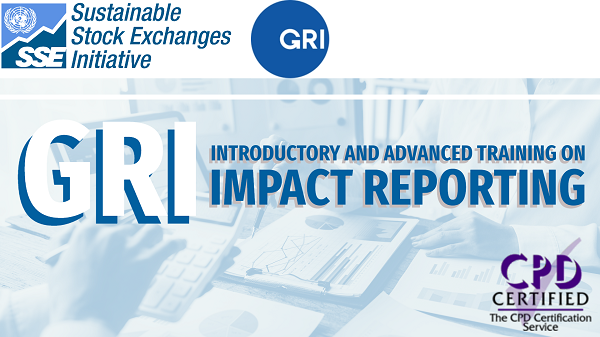 GRI: introductory and advanced training on impact reporting with the Global Reporting Initiative (GRI)