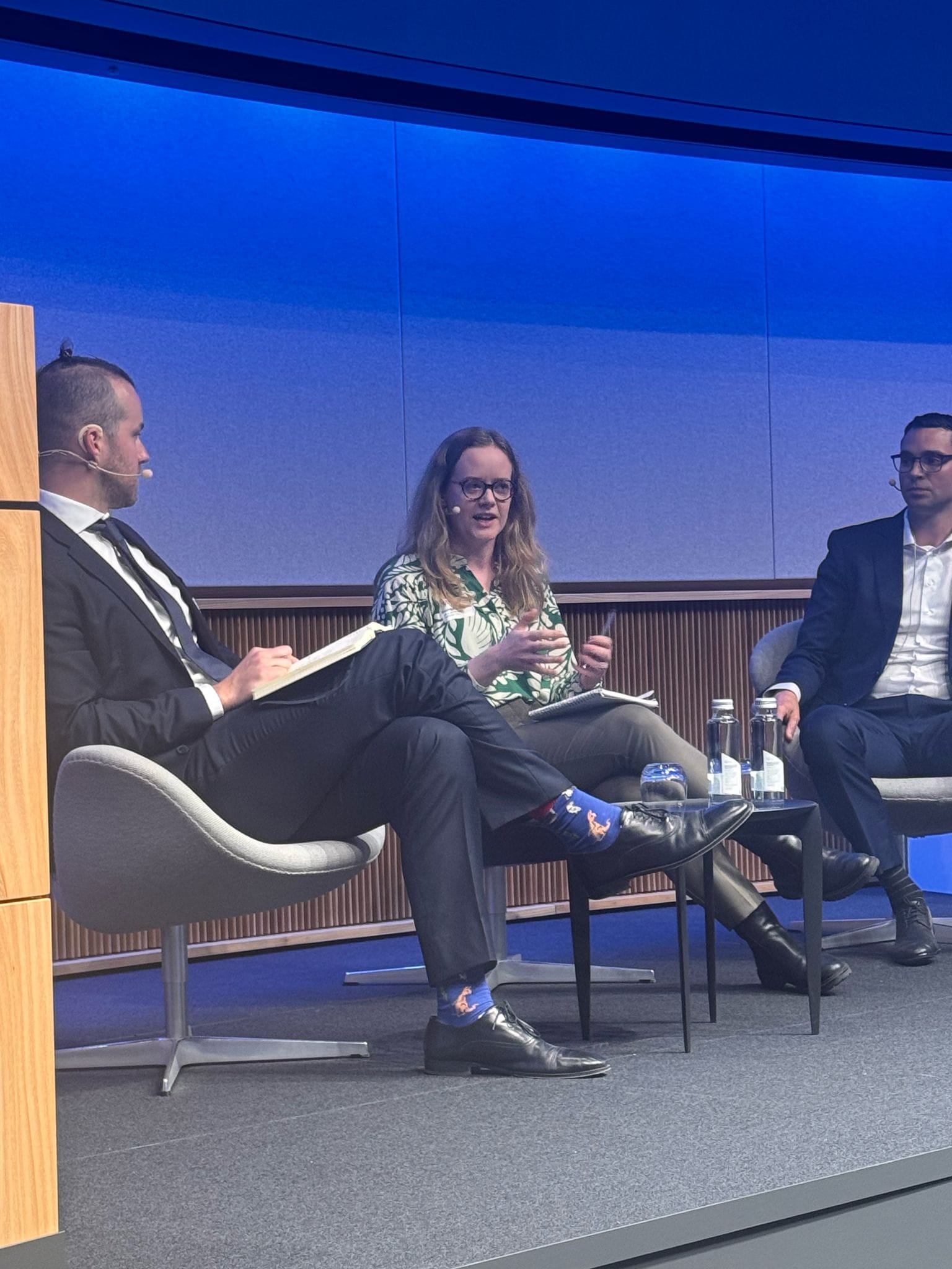 Fiona Quinlan-Wells participating in panel discussion