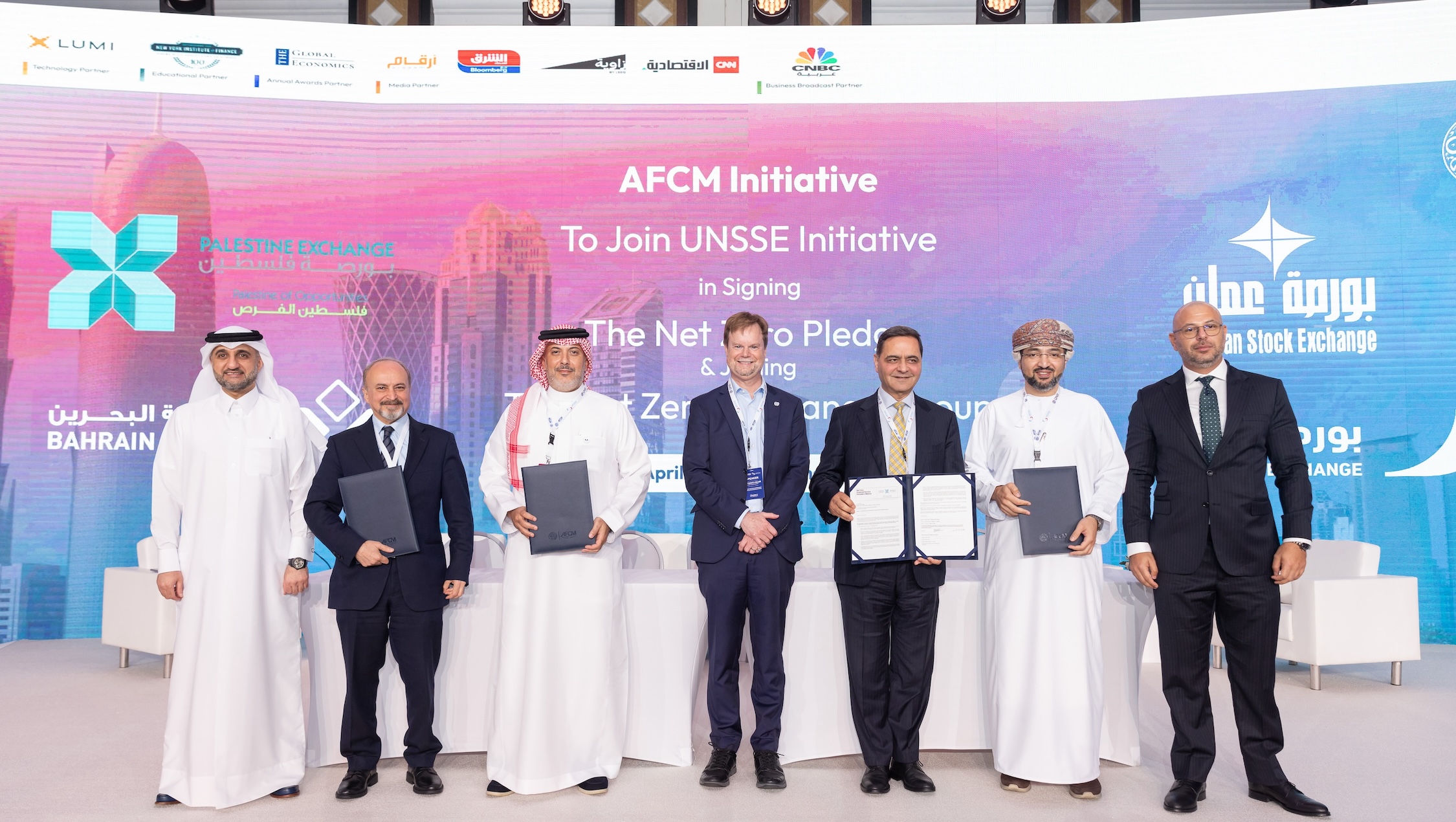 AFCM Net Zero Signing