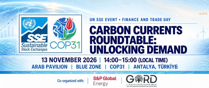 COP31 Carbon Roundtable Banner