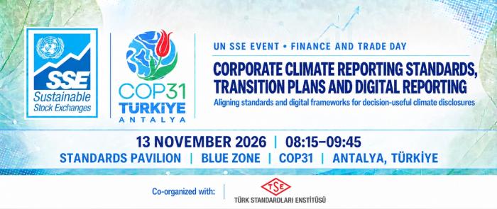 COP31 Event Standards Banner