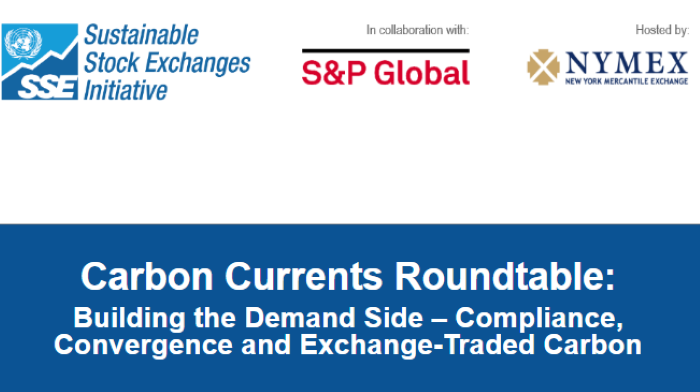 Carbon Currents Roundtable: Building the Demand Side – Compliance, Convergence and Exchange-Traded Carbon Web Banner