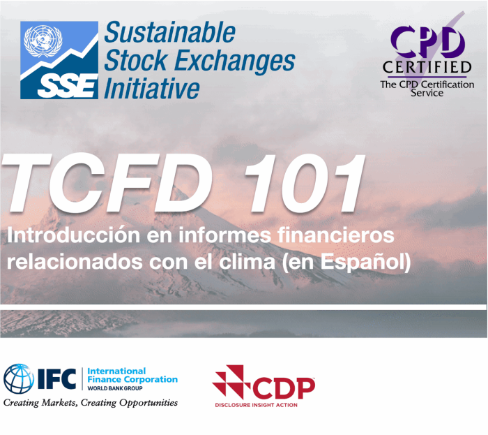 España: TCFD 101 - Taller de capacitación