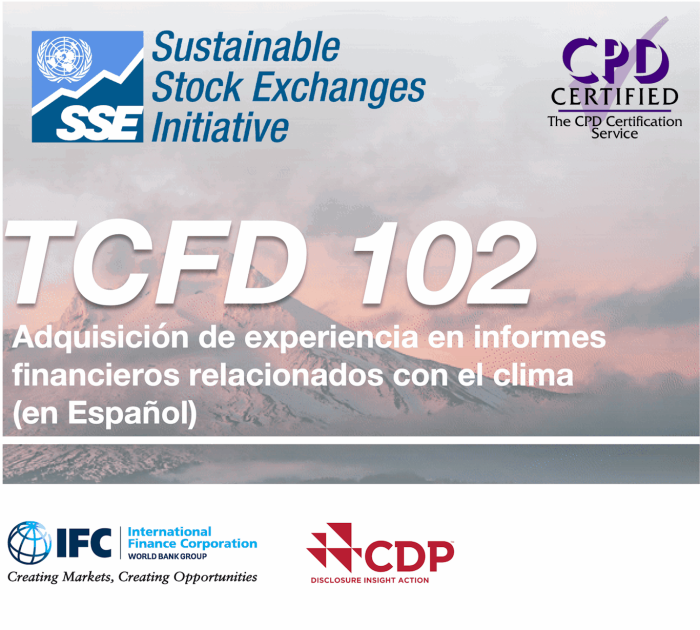 España: TCFD 102 - Taller de capacitación