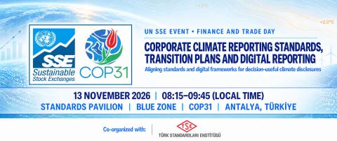 COP31 Event Corporate Disclosures and Standards Banner