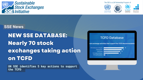 Nearly 70 stock exchanges promoting TCFD - 5 key actions