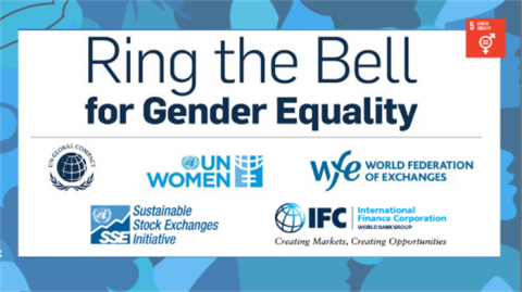 Over 100 exchanges in 98 countries Ring the Bell for Gender Equality 2022