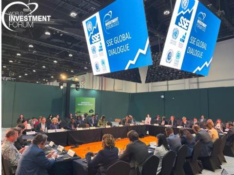 UN SSE Global Dialogue 2023 Shines Spotlight on Sustainable Finance at World Investment Forum
