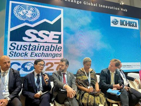 COP27: UNSSE-IOSCO-UNFCCC convene market leaders to accelerate climate action