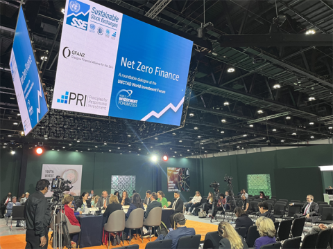 Financial service providers further the net zero movement at the World Investment Forum in Abu Dhabi