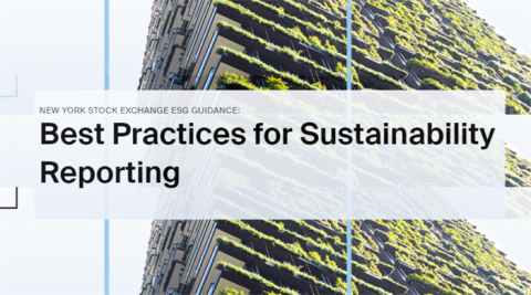 Exchange in Focus: NYSE Publishes ESG Disclosure Guidance