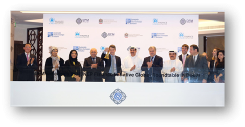 Exchange in Focus: Dubai Financial Market hosts special bell-ringing ceremony to celebrate UNEP FI’s Global Roundtable