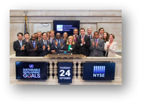 Stock Exchanges from around the world welcome new UN Sustainable Development Goals