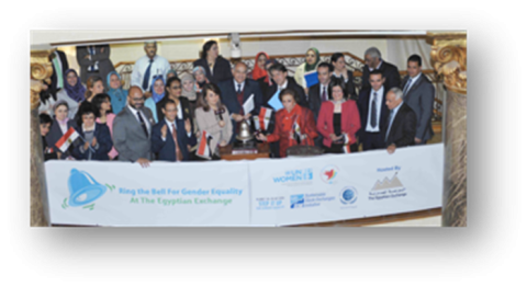 Egyptian Exchange “Rings the Bell for Gender Equality”, kicks off global series of events with SSE Partner Exchanges
