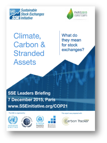 Policy Brief on climate, carbon & stranded assets