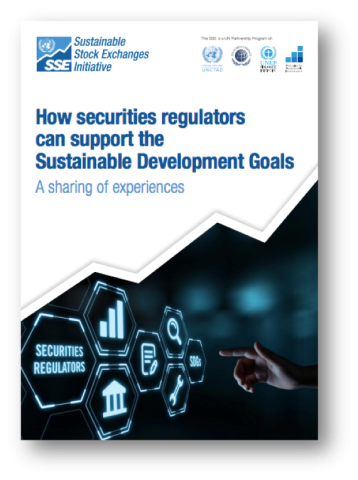 How securities regulators can support the Sustainable Development Goals – A sharing of experiences