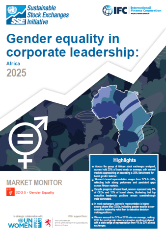 Gender equality in corporate leadership: Africa 2025