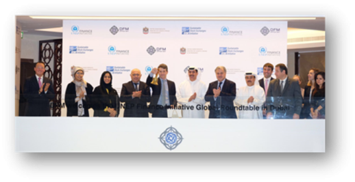 Exchange in Focus: Dubai Financial Market hosts special bell-ringing ceremony to celebrate UNEP FI’s Global Roundtable