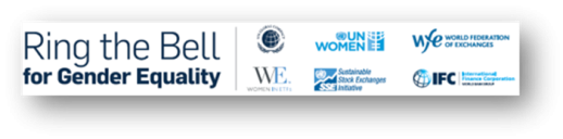 Stock exchanges worldwide “Ring the Bell for Gender Equality”