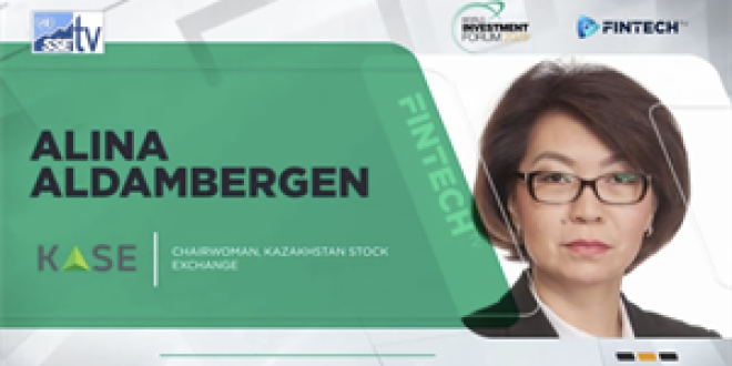 Alina Aldambergen, Chair of the Kazakhstan Stock Exchange (KASE)