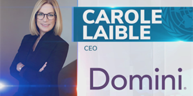 Carole Laible, CEO of Domini Impact Investments