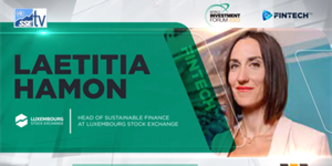 Laetitia Hamon, Head of Sustainable Finance at the Luxembourg Stock Exchange